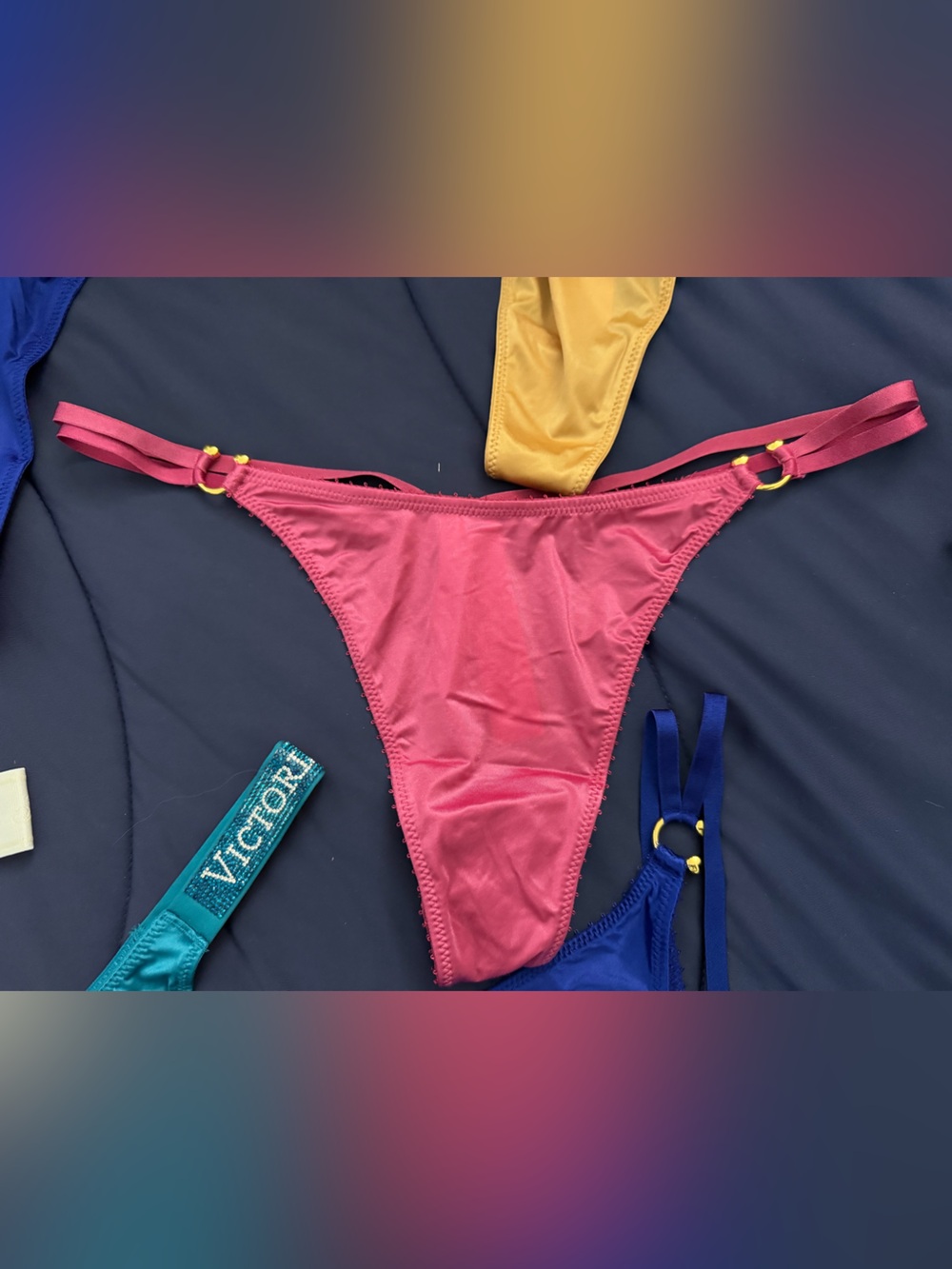 Victoria's Secret Pink Double-Strap Bikini Panty